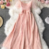 Pink Tulle Short Dress Summer Dress P333