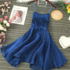 Cute Tulle Backless Short Dress Mini Dress P343