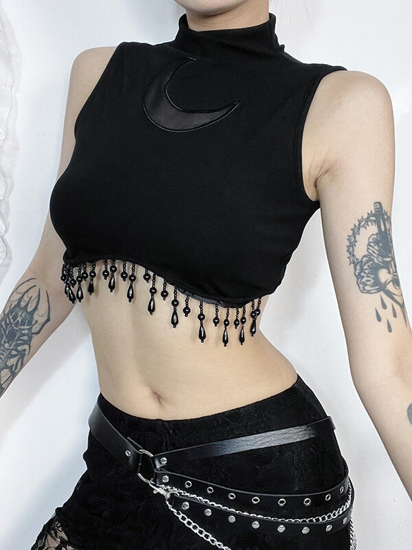 Dark moon beads top - Image 2