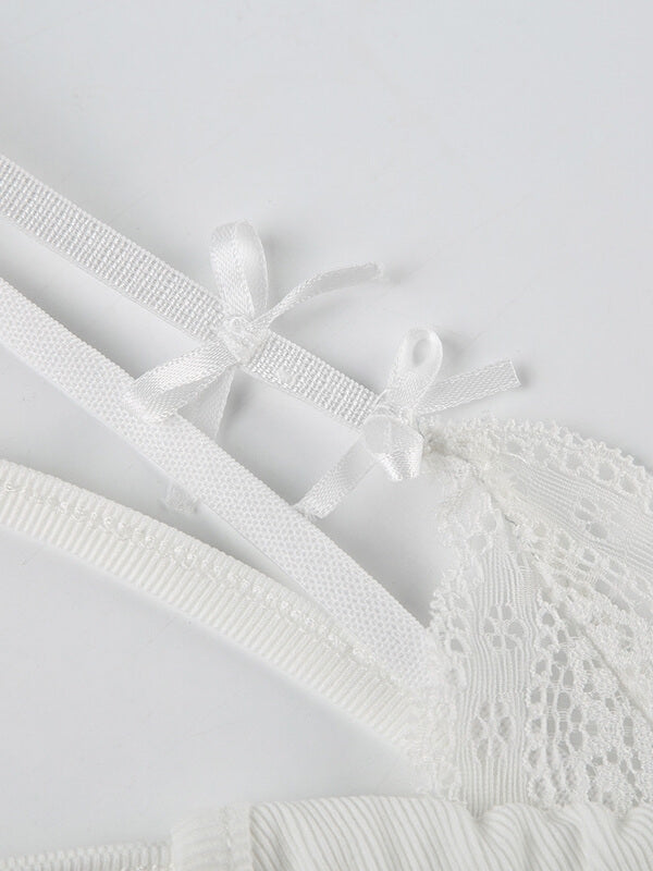 Delilah lace trimmed fake two-piece camisole - Image 6