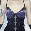 Purple vintage goth camisole