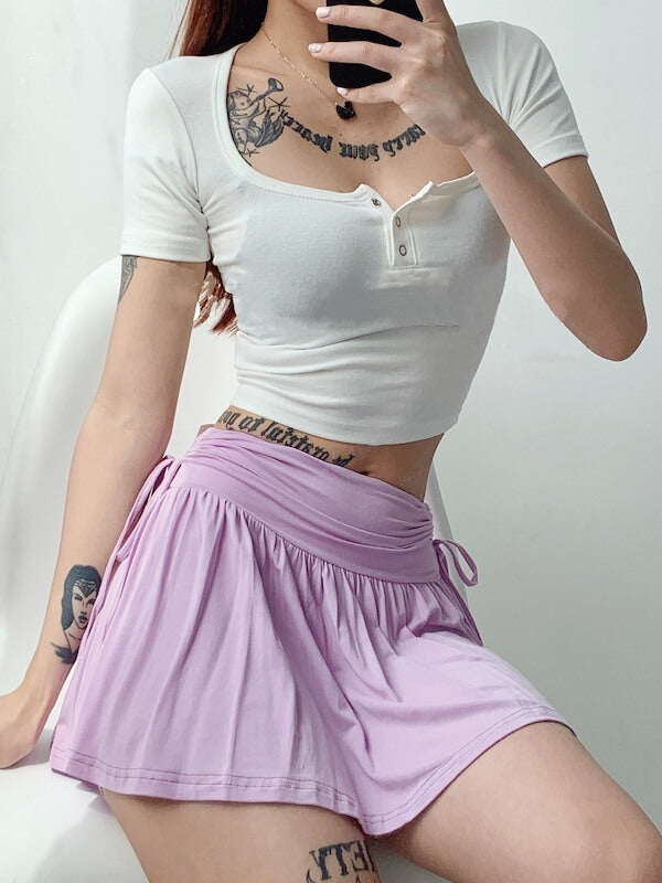 Soft girl ribbon skirt - Image 3