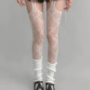 Sweet cool heart suspender tights