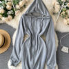 Cute Hoodie Casual Dress P296