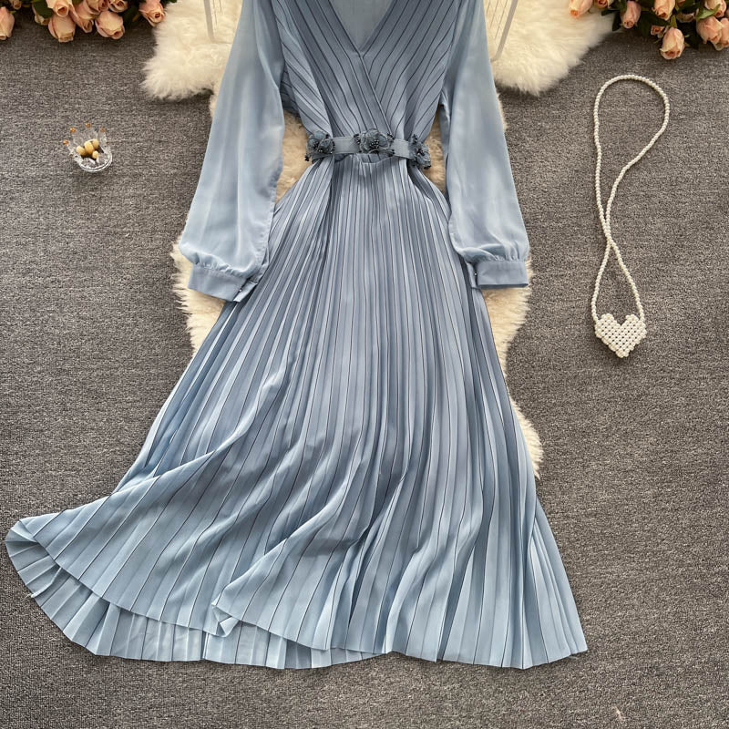 Cute V Neck Short Dress Fashion Dress P304 - Image 4