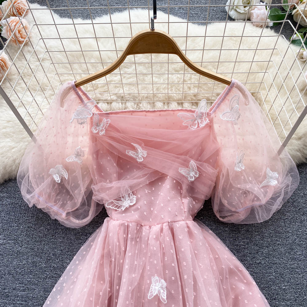 Cute Tulle Lace Short Dress Fashion Girl Dress P317 - Image 7