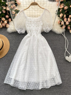 Cute Lace Short Dress Fashion Dress P312