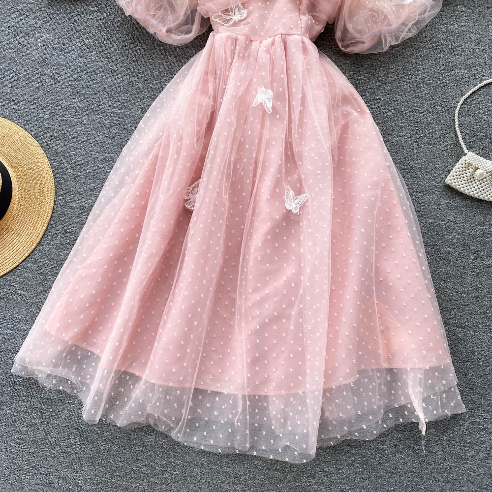 Cute Tulle Lace Short Dress Fashion Girl Dress P317 - Image 8