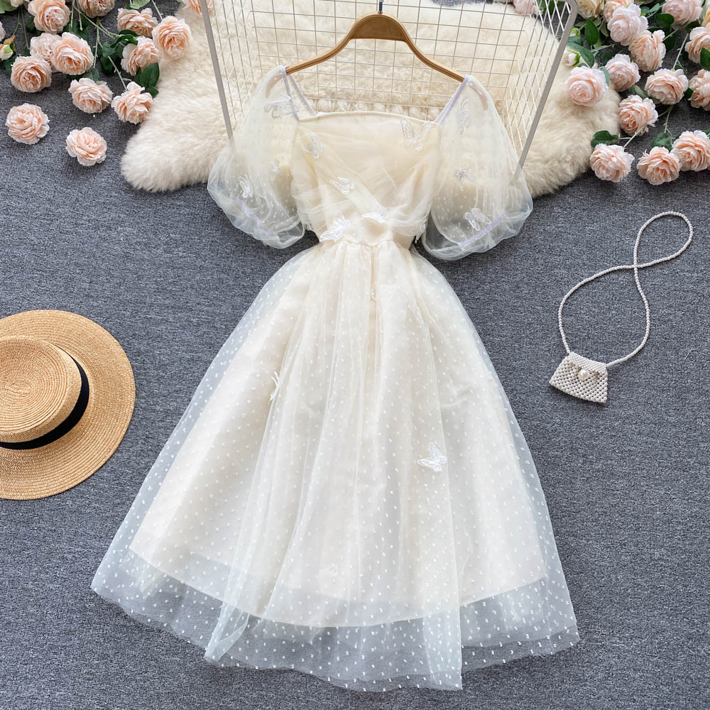 Cute Tulle Lace Short Dress Fashion Girl Dress P317 - Image 9
