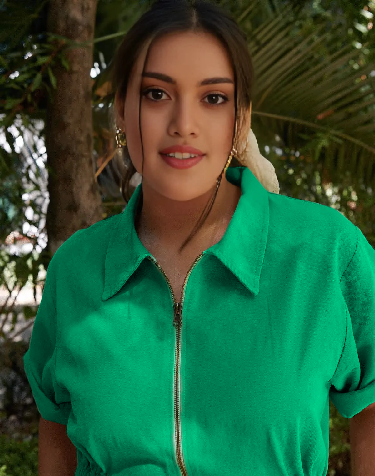 Utility Cinched Zip Dress - Image 15