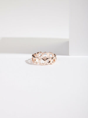 Rose Heart Ring