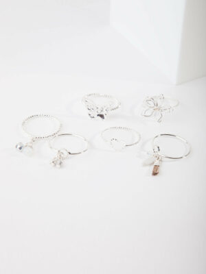 Nature Motif Ring Pack