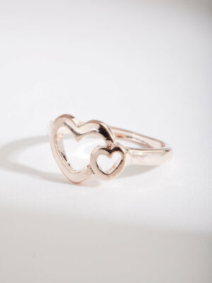 Double Heart Ring