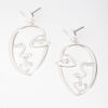 Picasso Face Earrings
