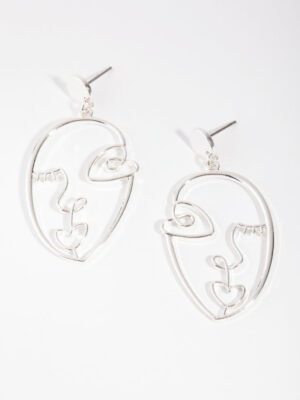 Picasso Face Earrings
