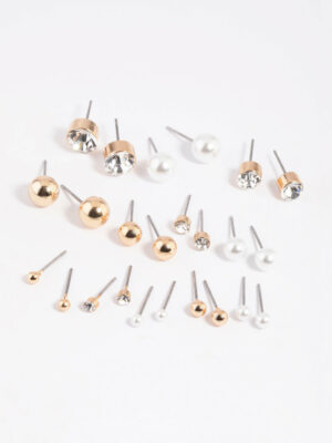 Pearl Stud Earring 12-Pack