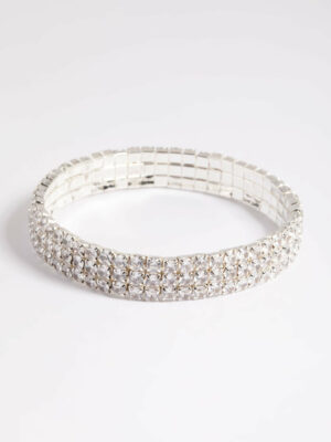 Stretch Triple Row Bracelet
