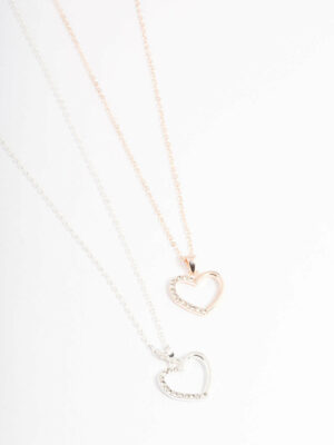 Open Heart Necklace Pack