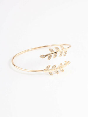 Leaf Wrap Cuff Bangle