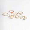 Natural Stone Mixed Ring Pack