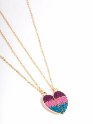 Kids Magnet Strap Heart Necklace