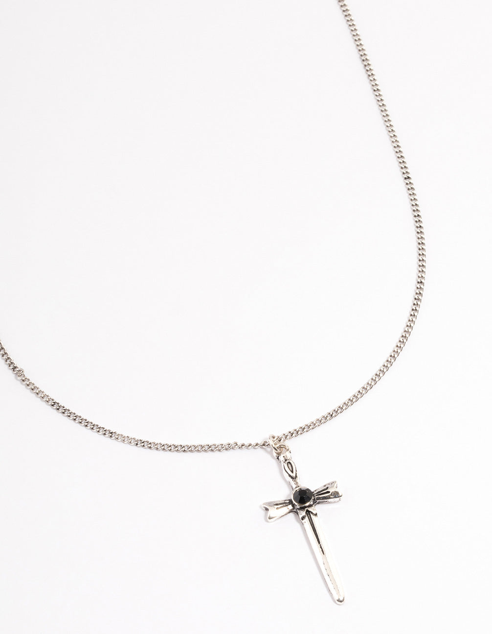 Antique Gothic Cross Necklace