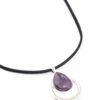 Amethyst Double TearCord Necklace