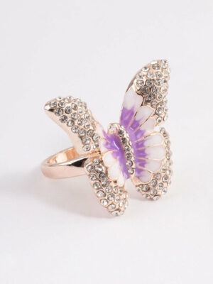 Rose Grand Butterfly Ring