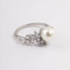 Leafy Pearl Ring