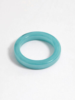 Blue Matte Ring