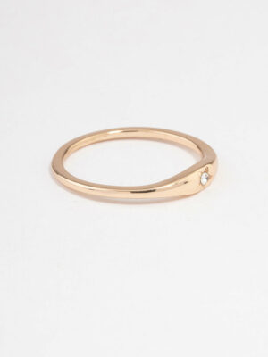 Solitaire Tapered Ring