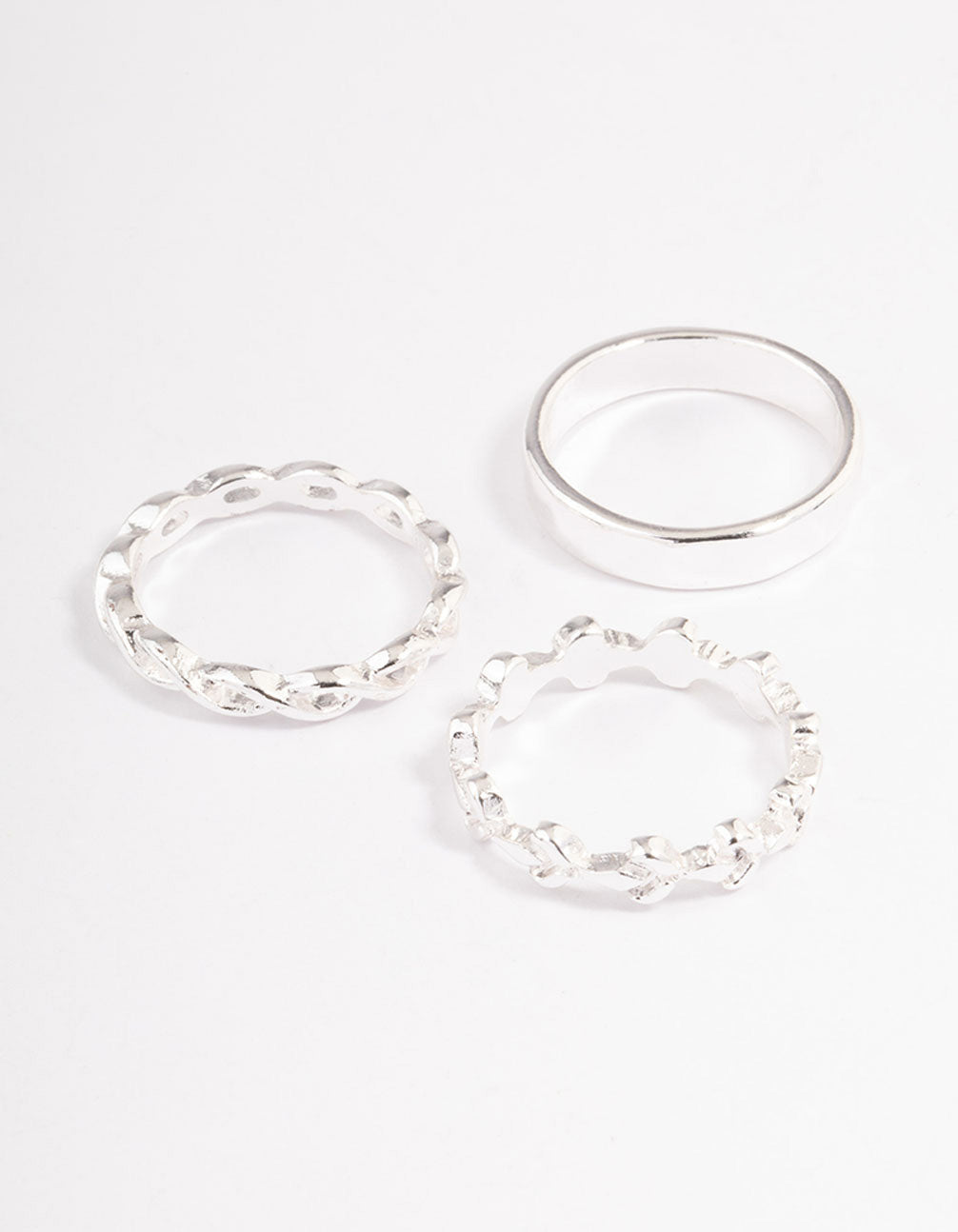 Plain & Twisted Ring Pack