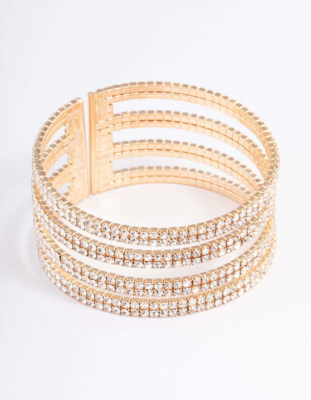 Four Row Cuff Bangle