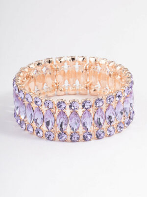 Rose Marquise Stone Bracelet