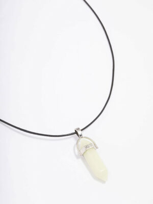 Kids Mixed Glow In The Dark Crystal Necklace