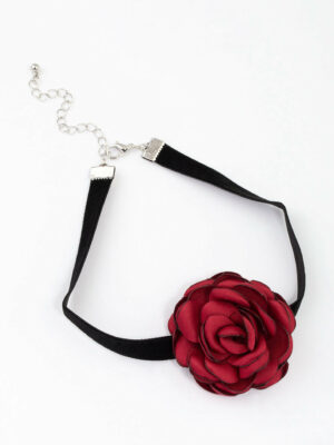 Red Mini Flower Choker