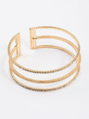Textured Triple Row Bangle