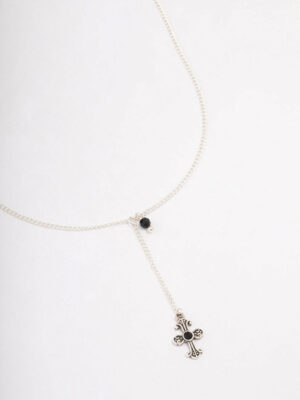 Antique Chain Cross Necklace
