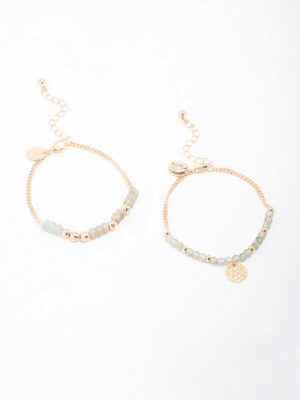 Beaded Coin Bracelet Pack