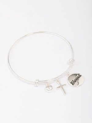 Disc Charm Bangle
