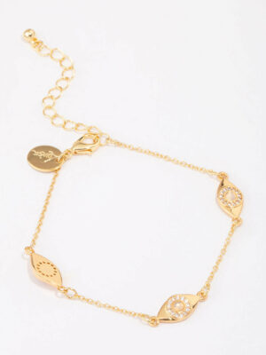 Evil Eye Station Bracelet