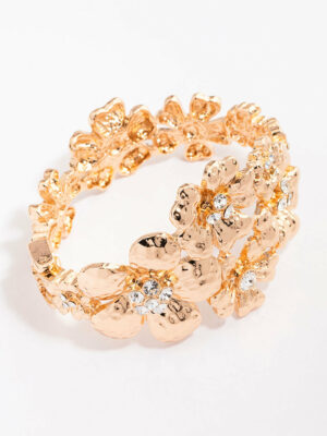 Large Floral Bracelet