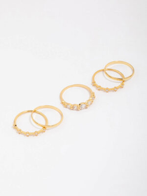 Dainty  Stacking Ring 5-Pack