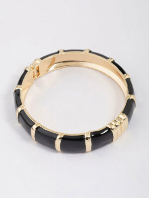 Black & Square Bangle