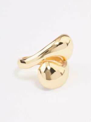 Stacked Swirl Cocktail Ring