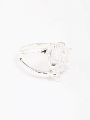 Mixed Stone Trio  Ring