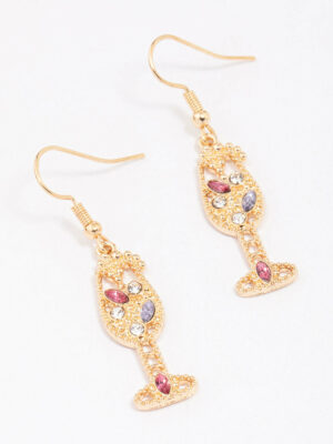 Champagne Earrings