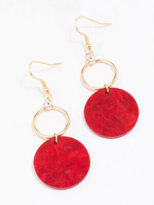 Ring Disc Earrings
