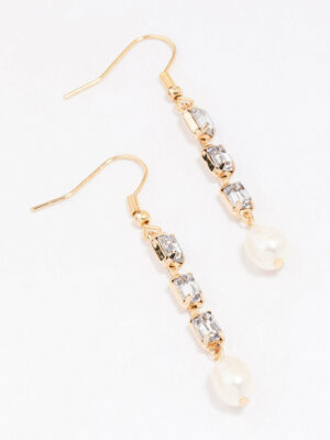 Pearl Crystal Earrings