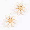 Pearl Flower Stud Earrings